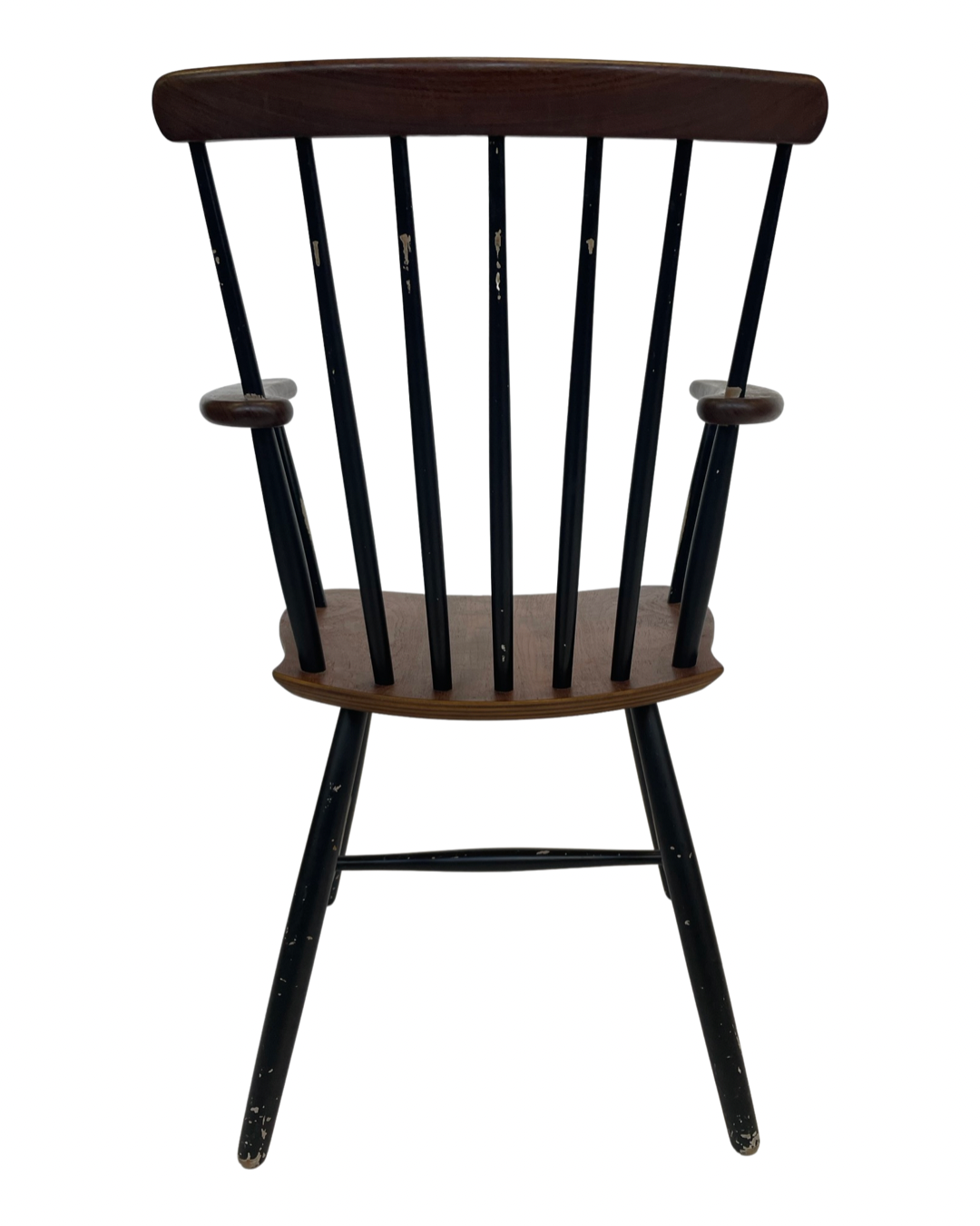Chaise de bar vintage avec accoudoirs Billund Traevarefabrik Denmark Design