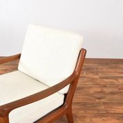 Mid-Century Teak Senator Lounge Chair by Ole Wanscher for Cado, 1960s.