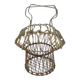 Panier ancien en métal doré