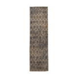 Narrow brown vintage runner 247x70cm