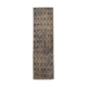 Narrow brown vintage runner 247x70cm