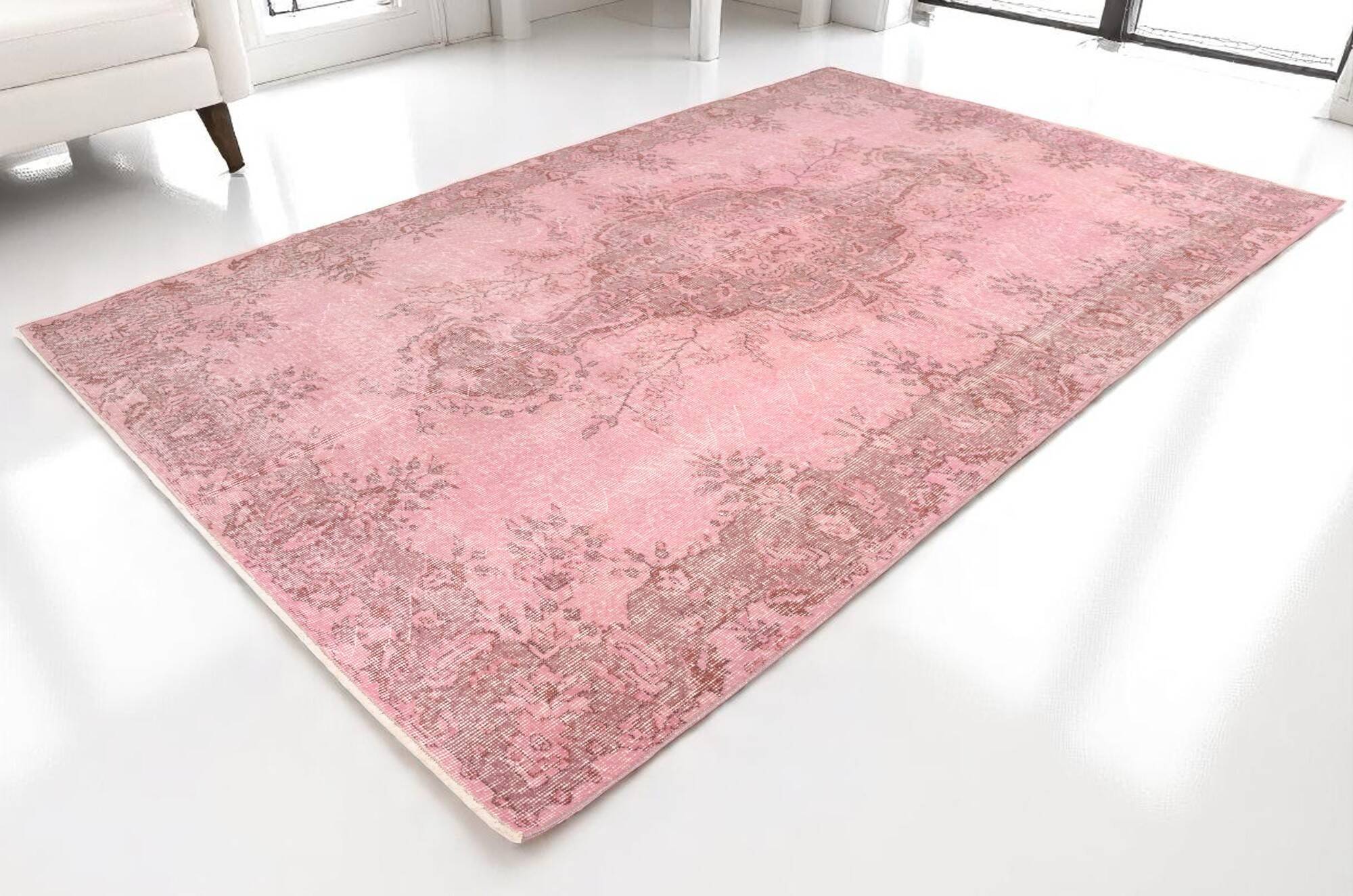Vintage Handknotted Wool Area Rug sku-2534