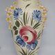 Large earthenware vase. Polychrome ceramic. Breton type.