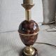 Lampe vintage en métal et laiton