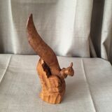 Wooden nutcracker folk art