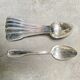 Old beaded silver metal housewife