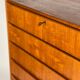 Scandinavian teak chest of drawers from the 1960s.