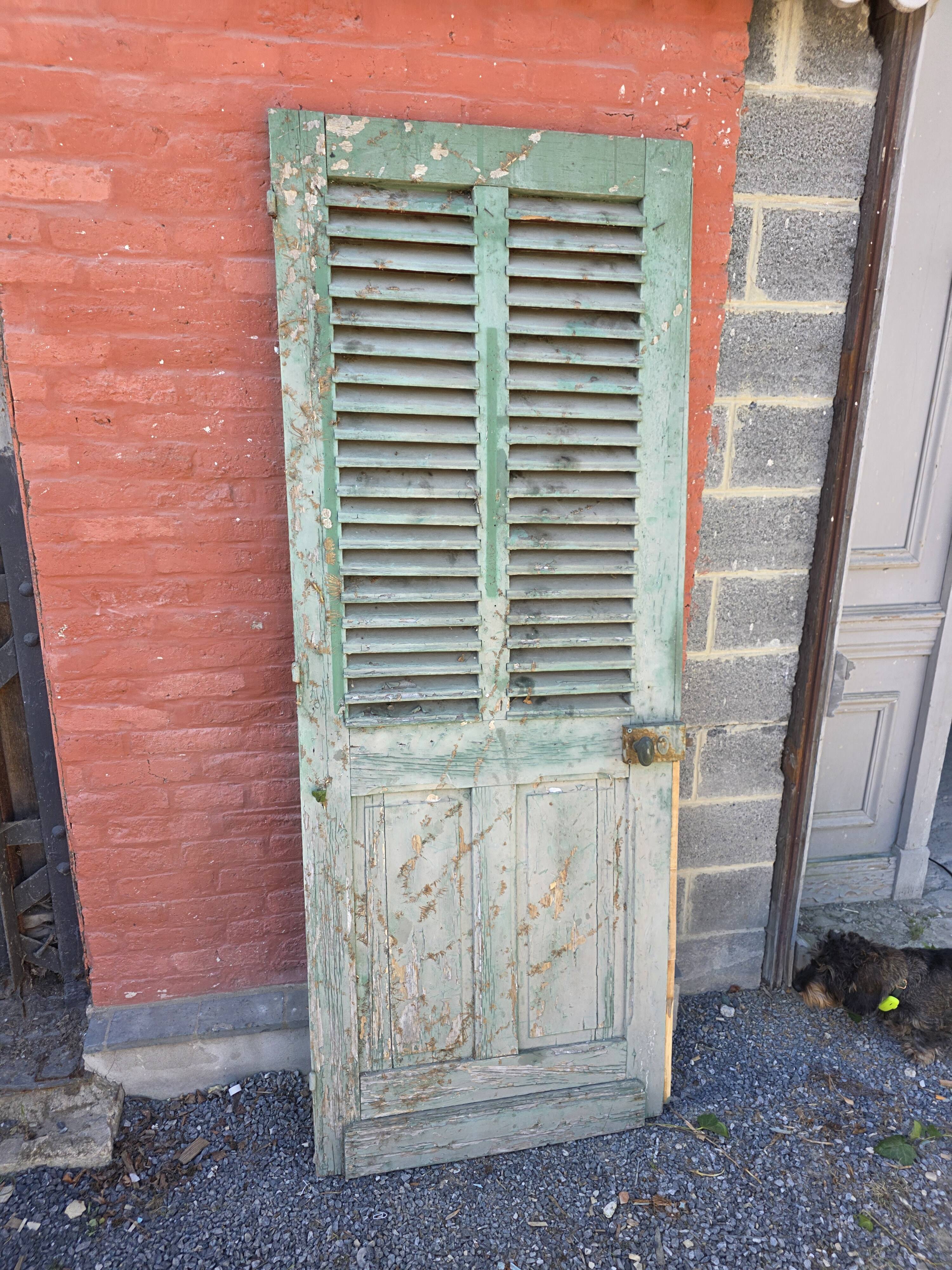 Old shutter door