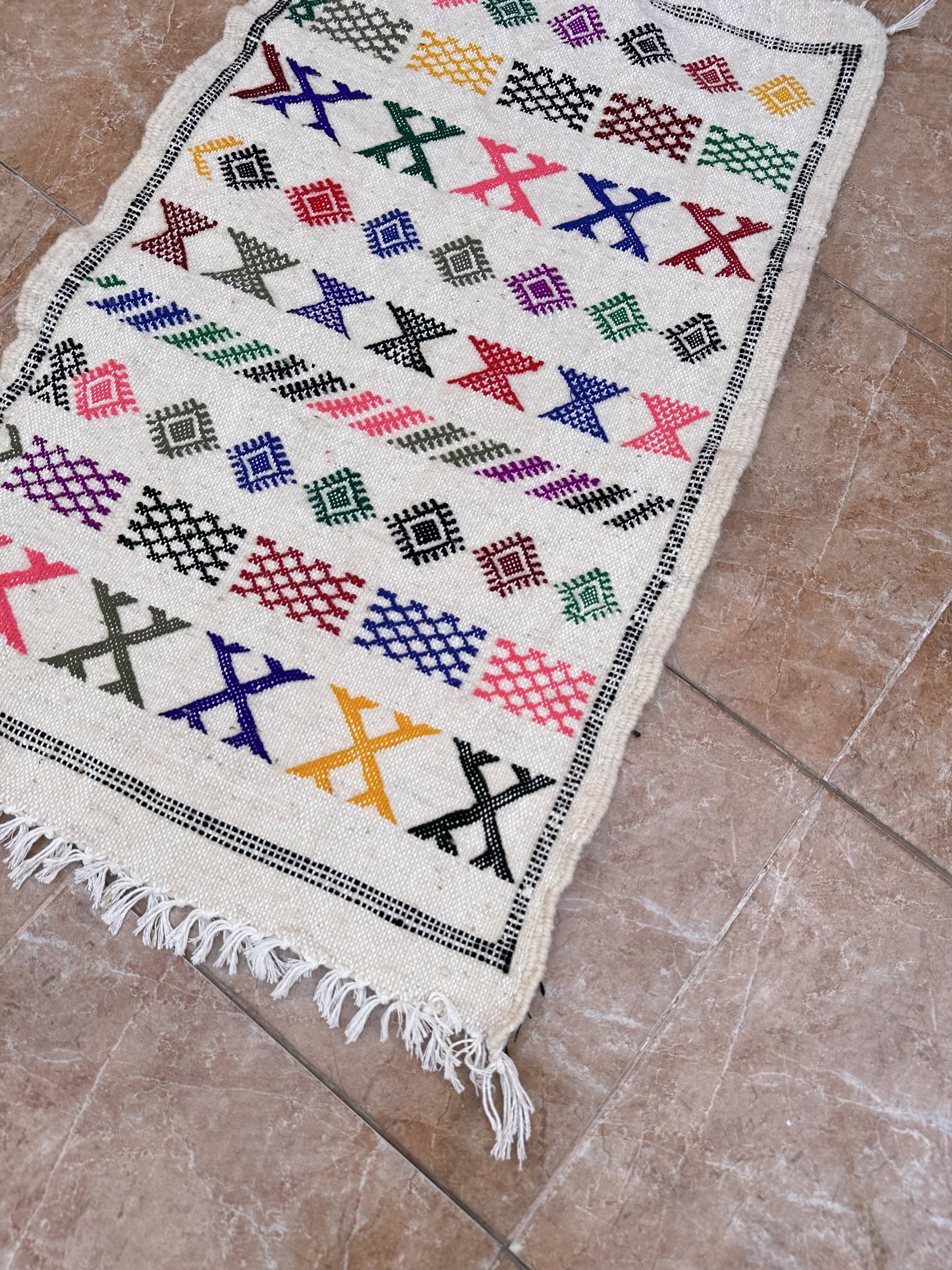 Moroccan kilim rug, Moroccan Hambal, kilim rug, 100% handmade