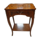Side table in pink wood