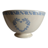 Niderviller iron earth bowl heart model cross stitch