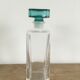 Turquoise cork whisky decanter