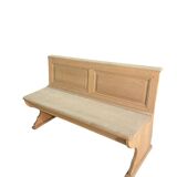 Solid oak bench