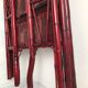 Vintage bamboo and rattan folding shelf