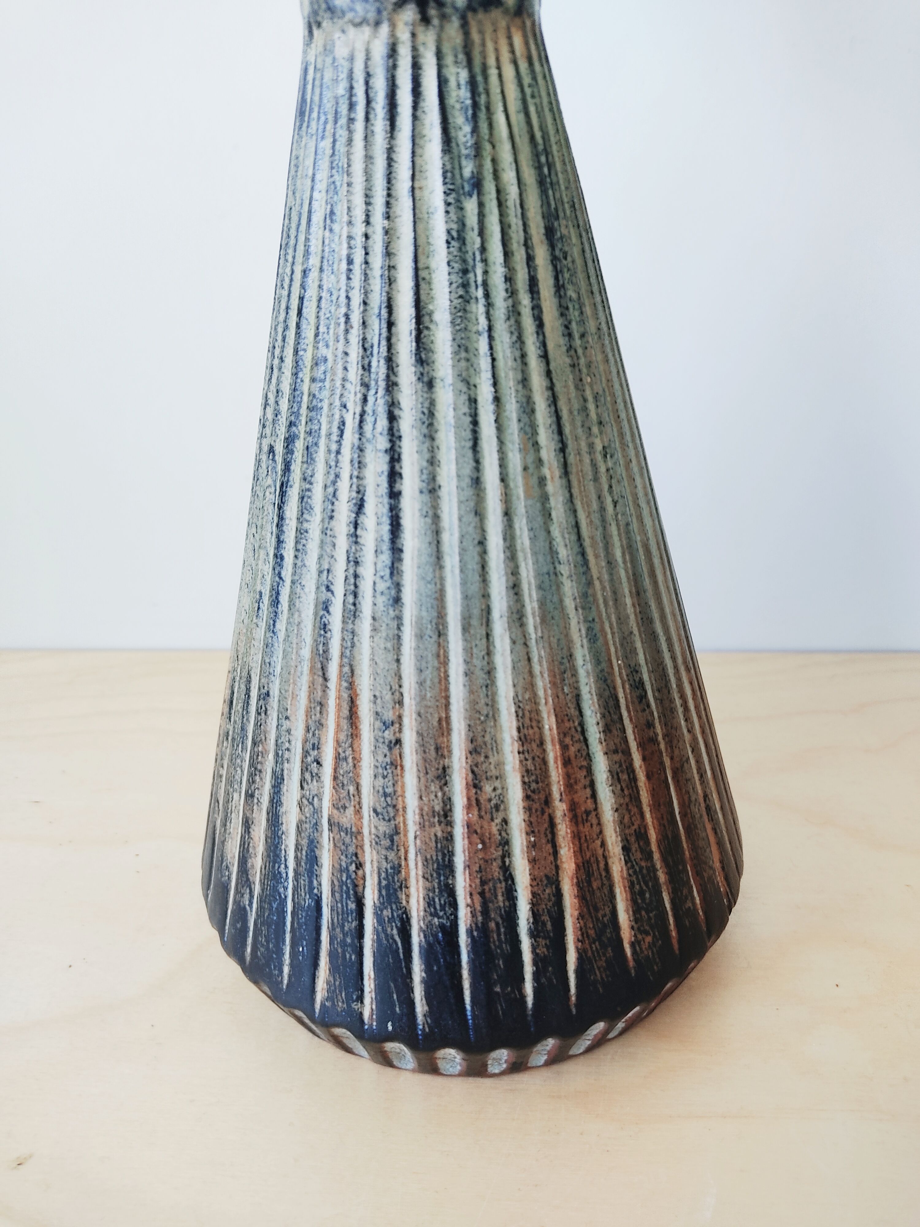 Ceramic vase Coceram unique piece signed Feron