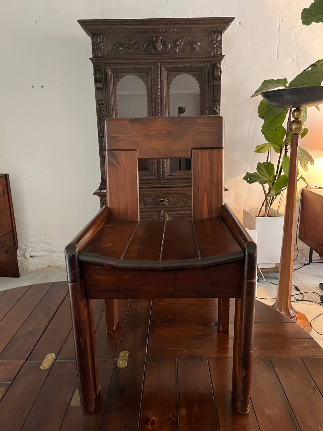 Silvio Coppola Table and 4 Chairs Set 1970