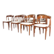 Set of 10 Johannes Andersen chairs for Uldum Møbelfabrik - Danish design