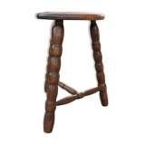 Wooden milking stool