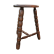 Tabouret de traite en bois