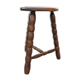 Wooden milking stool