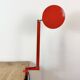 Vintage Red Adjustable Table Lamp, 1970s