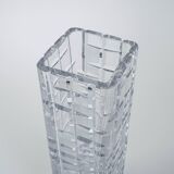 Crystal vase, Italian design, 1960s, manufactured in Italy