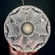 Vintage frosted glass pendant light (DF1)