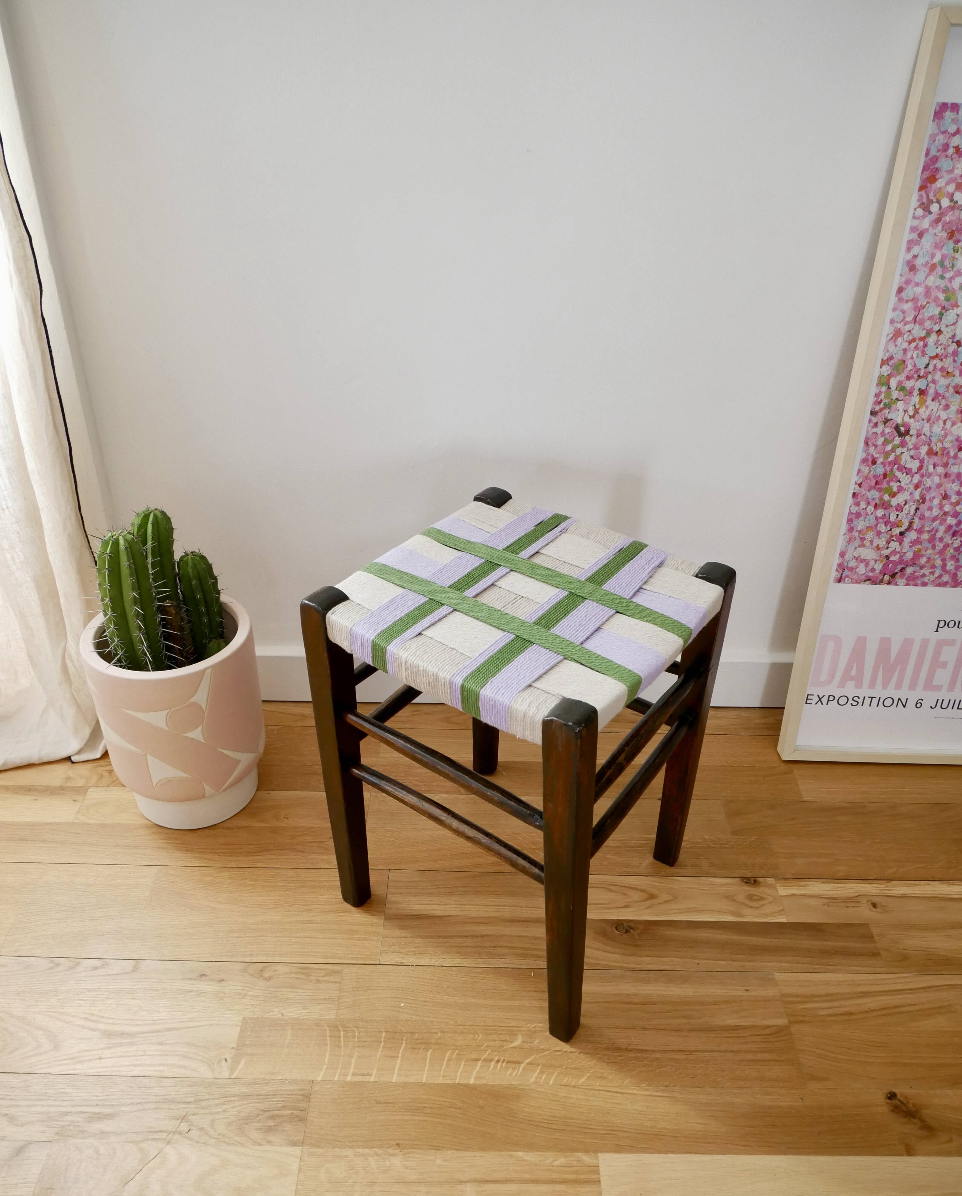 Wooden stool