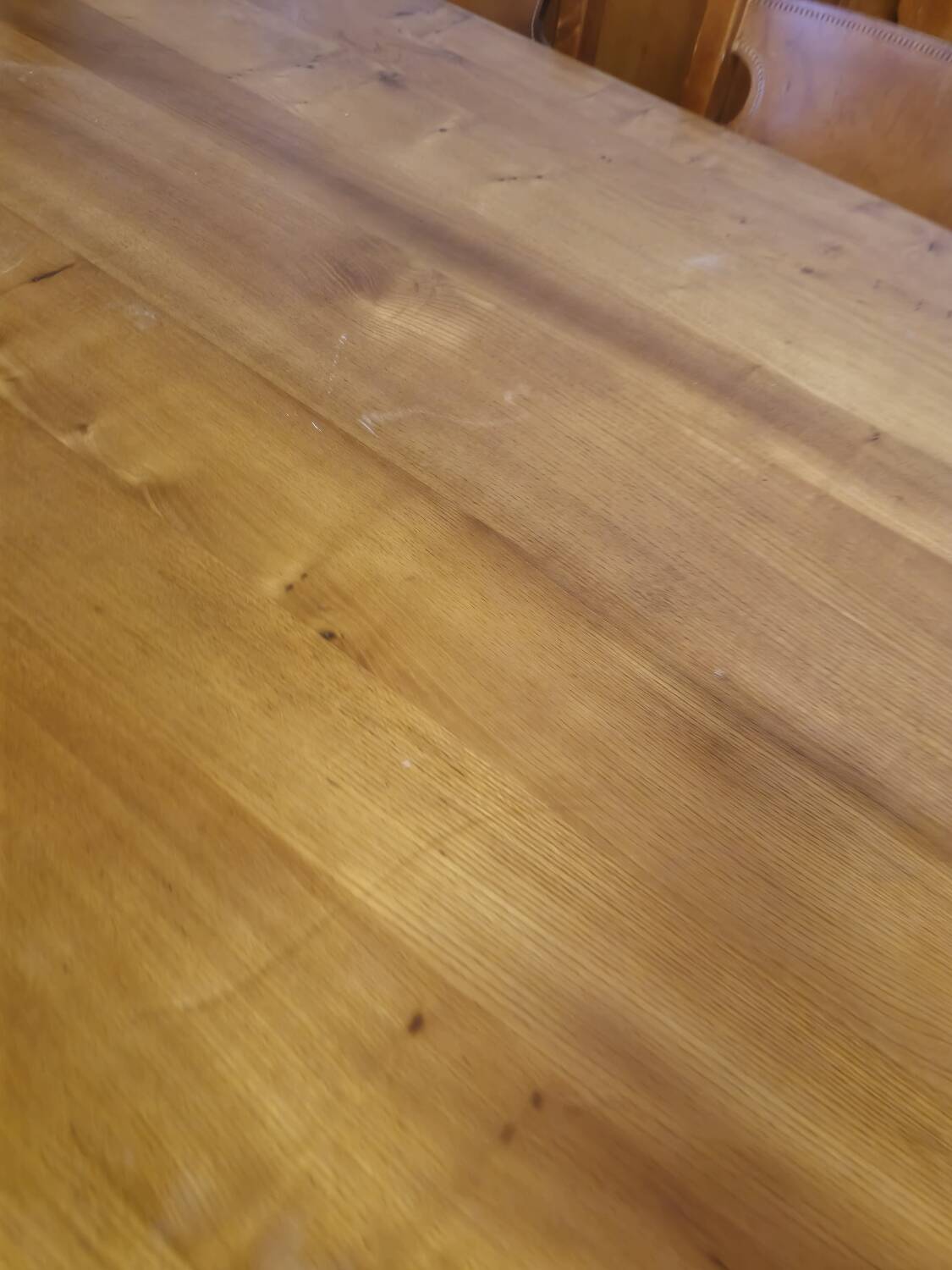 Dining room set table and 6 chairs Maison Regain in Elm