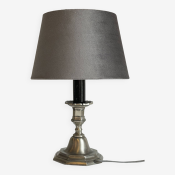 STEEL and VELVET Candle Holder LAMP