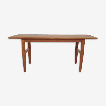 Table basse scandinave moderne en teck, années 1960