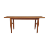 Table basse scandinave moderne en teck, années 1960