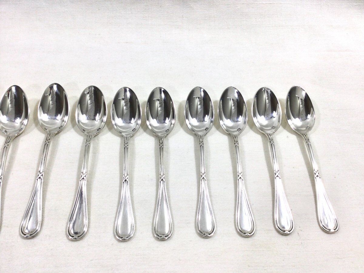 Hénin Et Cie - Spoons in Moka Louis XVI