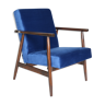 Armchairs in blue velvet from 1970