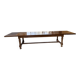 Dining table in drapery style, walnut, 2.5m/3.5m, 1900.