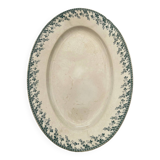 opaque porcelain dish from Gien (Montigny model)