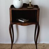 Louis XV style oak bedside table
