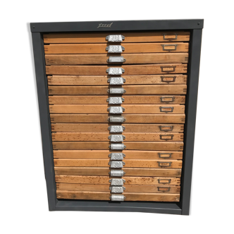 Printing cabinet with drawers