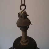 Vintage industrial hanging lamp "Reflector"