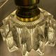 Pair of 1930s wall lights, Italian work, Murano glass and brass
