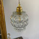 Vintage glass globe lamp