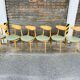 6 Chaises par Baumann éditées par Pierre Guariche Restaurées (licorne)