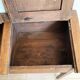 Adult desk double school vintage 50s-60s solid wood
