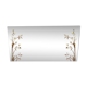 Exotic-patterned brasserie bistro mirror