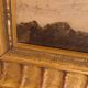 Painting table school of Barbizon France late 19th century