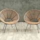 Pair of armchairs in the 1950