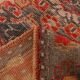 6X10 Vintage Red & Beige Made in Anatolian Turkish Vintage Rug, 184x296 Cm
