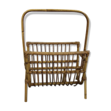 Rattan magazines rack