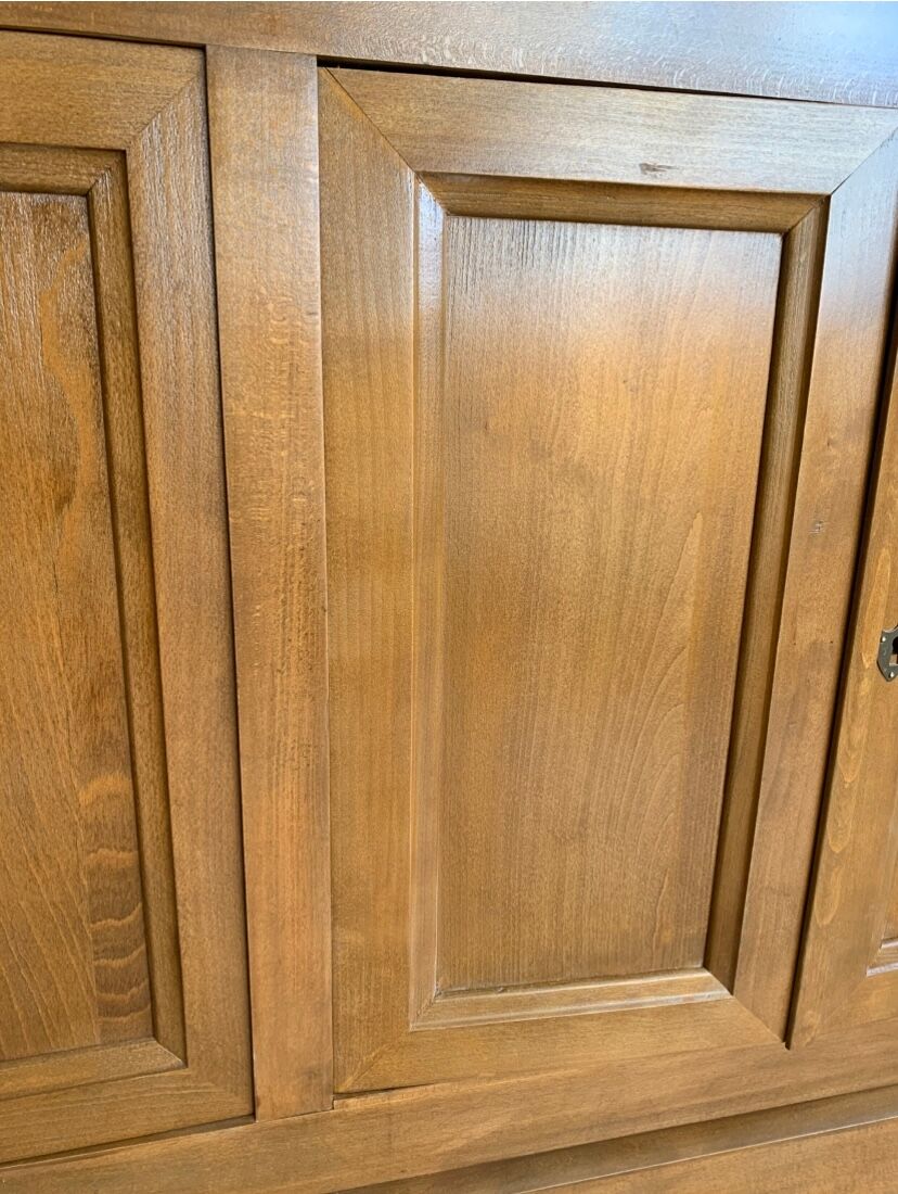 Library, solid wood wardrobe