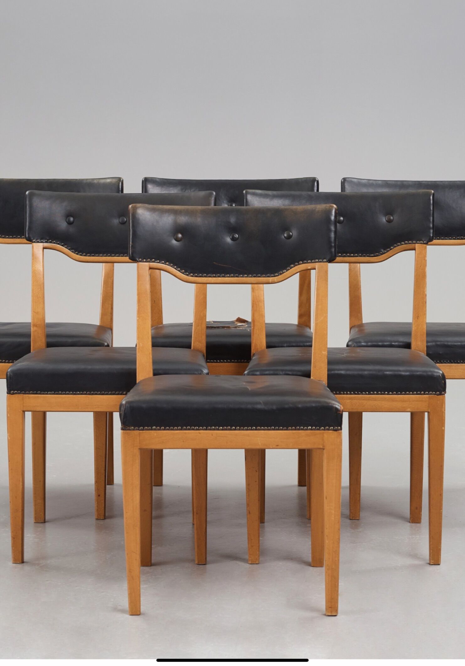 6 chairs Sweden circa 1930/1940